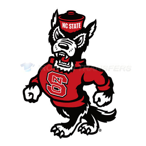 North Carolina State Wolfpack Logo T-shirts Iron On Transfers N5 - Click Image to Close